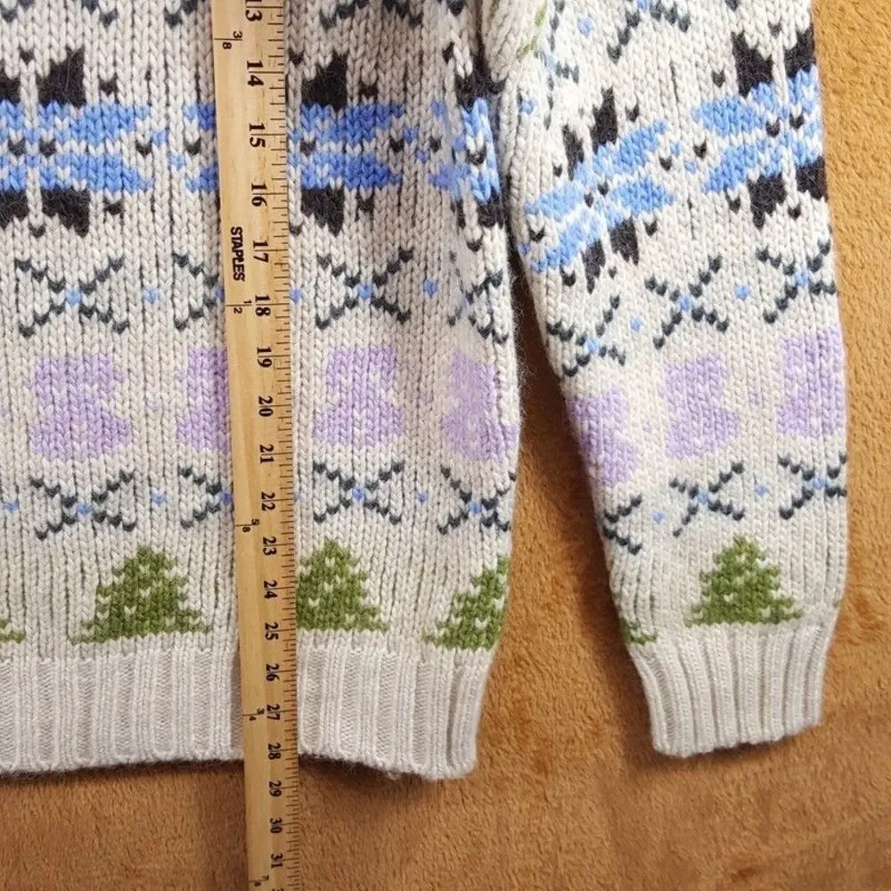 NN07 Sweater Mens Medium Cream Pullover Crew Fair Ilse Wool Alpaca STEIN $370
